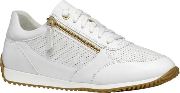 Geox Witte Casual Synthetische Sneakers White Dames