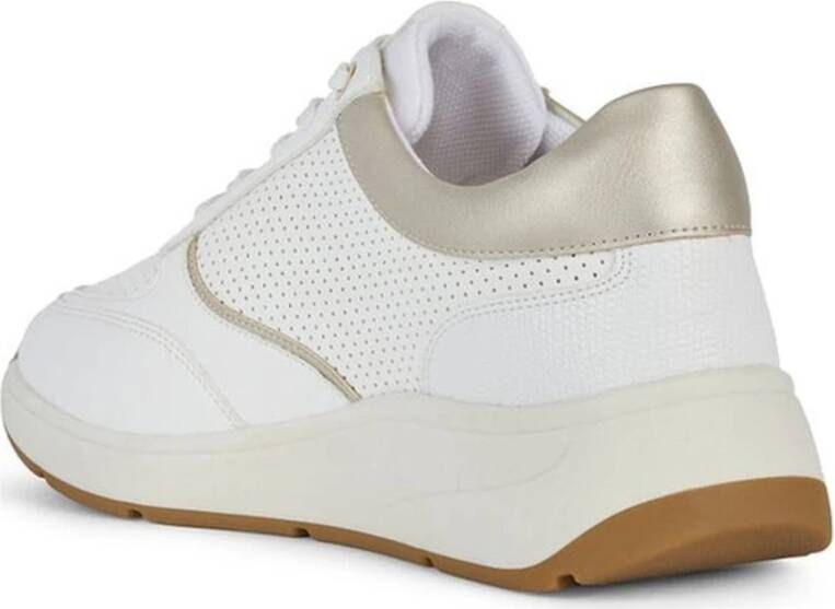 Geox Witte Cristael Sneakers voor Vrouwen White Dames