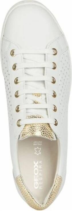 Geox Witte Dames Sneakers D151Bb C0232 White Dames