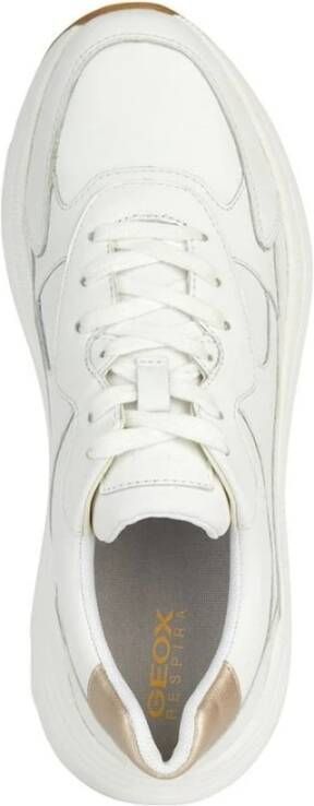 Geox Witte Diamant Sneakers voor Vrouwen White Dames