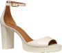 Geox Witte leren jurksandalen White Dames - Thumbnail 10