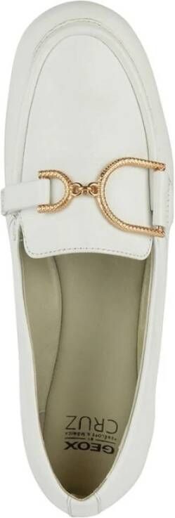 Geox Witte Palmaria Loafers Vrouwen White Dames