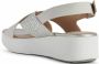 Geox Witte platte sandalen voor vrouwen White Dames - Thumbnail 3