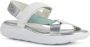 Geox Comfortabele platte sandalen voor vrouwen White Dames - Thumbnail 9