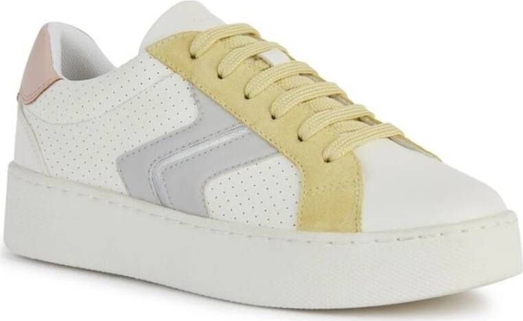 Geox Witte Skyely Sneakers voor Vrouwen White Dames