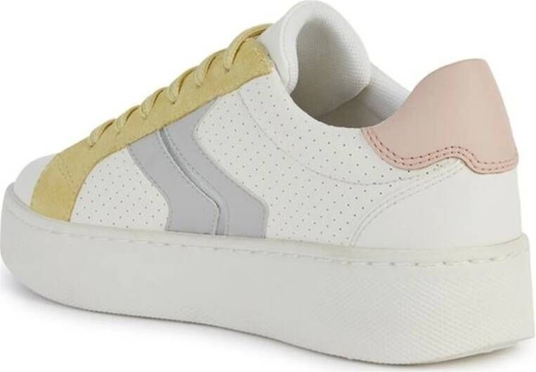 Geox Witte Skyely Sneakers voor Vrouwen White Dames