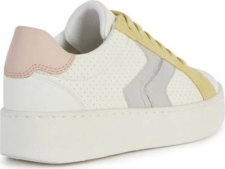 Geox Witte Skyely Sneakers voor Vrouwen White Dames