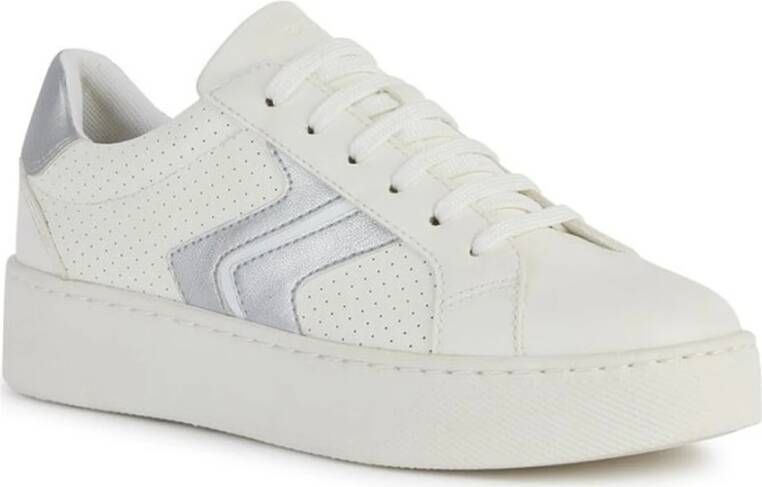 Geox Witte Skyely Sneakers voor Vrouwen White Dames