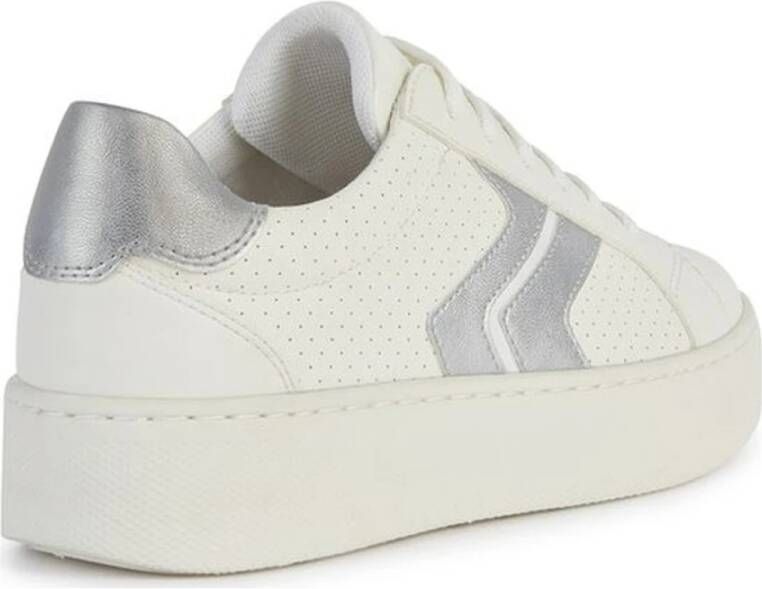 Geox Witte Skyely Sneakers voor Vrouwen White Dames