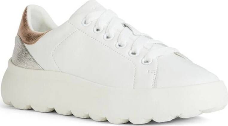 Geox Witte Sneakers Ec4.1 voor Vrouwen White Dames