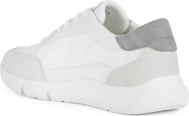 Geox Witte Sneakers voor Mannen White Heren