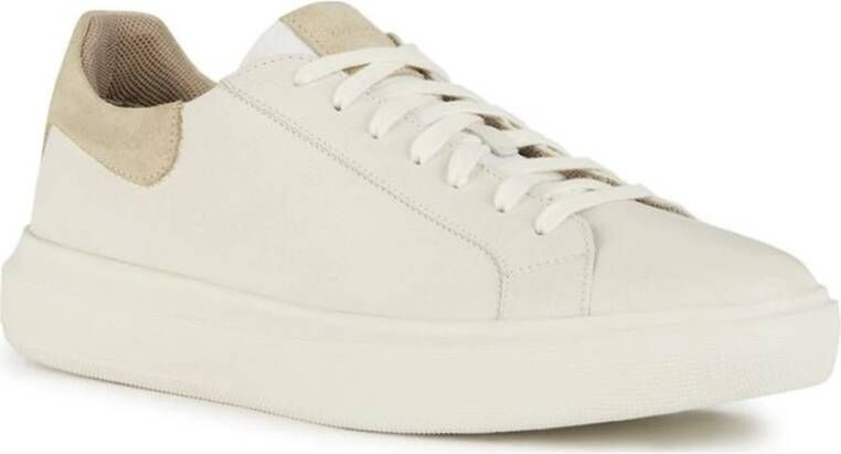 Geox Witte Sneakers voor Mannen White Heren