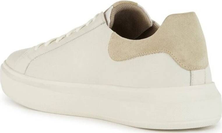 Geox Witte Sneakers voor Mannen White Heren