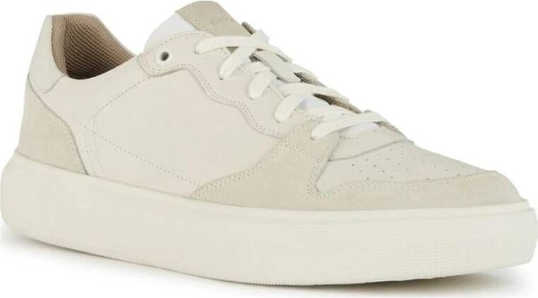 Geox Witte Sneakers voor Mannen White Heren