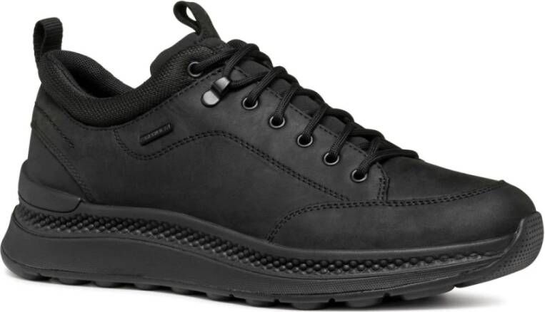 Geox Zwarte Actieve Sneakers voor Mannen Black Heren