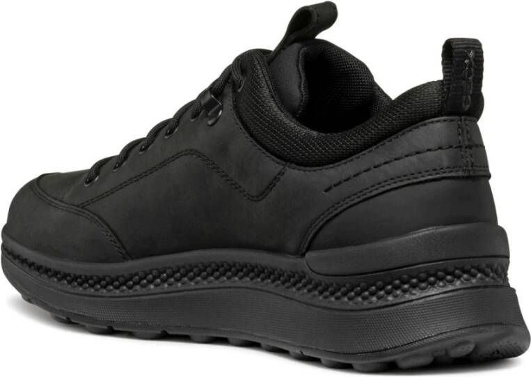 Geox Zwarte Actieve Sneakers voor Mannen Black Heren