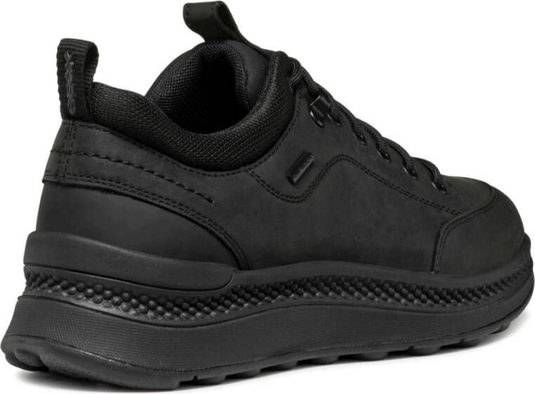 Geox Zwarte Actieve Sneakers voor Mannen Black Heren