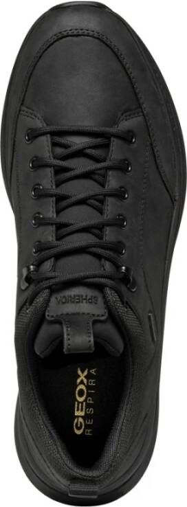 Geox Zwarte Actieve Sneakers voor Mannen Black Heren