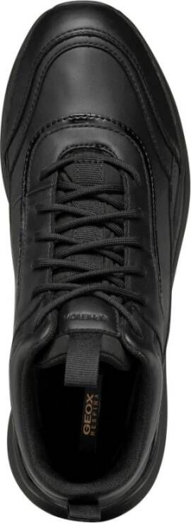 Geox Zwarte Actif Enkellaarzen Black Dames