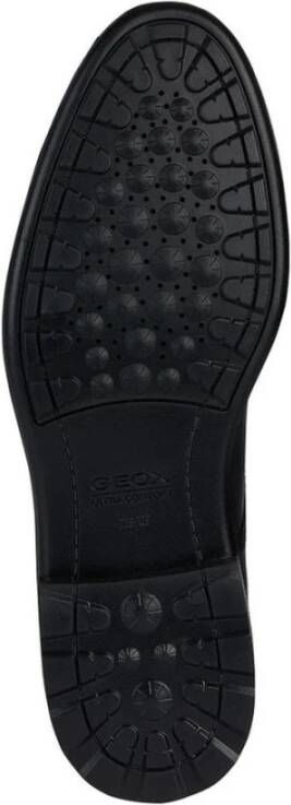 Geox Zwarte Business Schoenen voor Mannen Black Heren