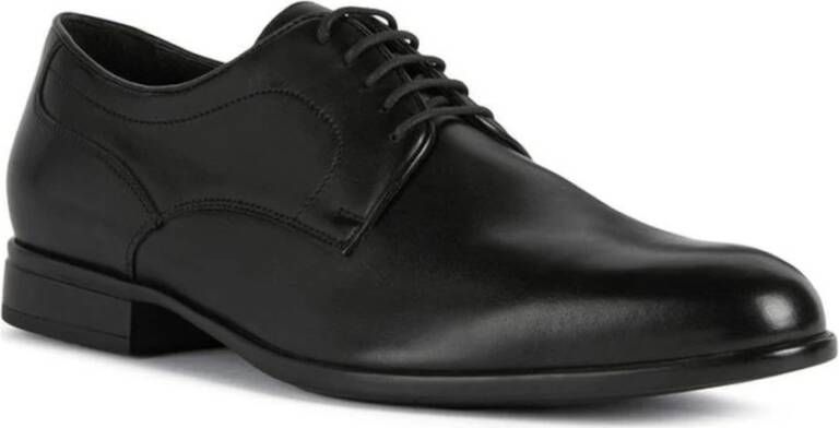 Geox Zwarte Business Schoenen voor Mannen Black Heren