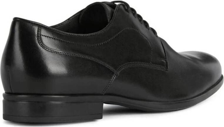 Geox Zwarte Business Schoenen voor Mannen Black Heren