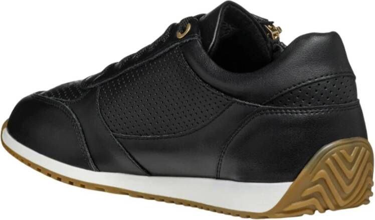 Geox Zwarte Casual Synthetische Sneakers voor Vrouwen Black Dames