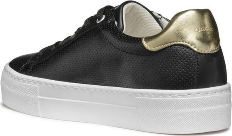 Geox Zwarte Claudin Sneakers voor Vrouwen Black Dames