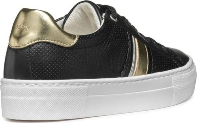 Geox Zwarte Claudin Sneakers voor Vrouwen Black Dames