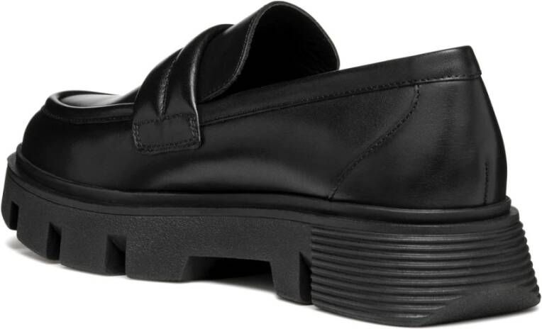 Geox Zwarte Dames Loafers D46Uac 00043 Black Dames