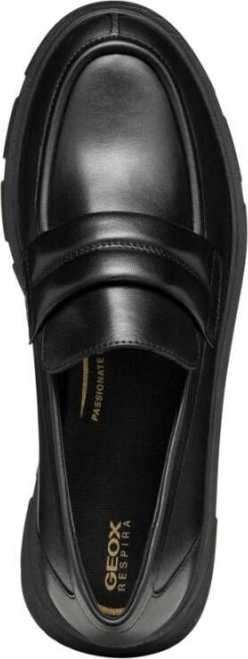 Geox Zwarte Dames Loafers D46Uac 00043 Black Dames