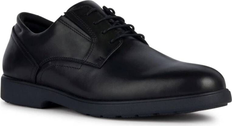 Geox Zwarte Formele Zakelijke Schoenen EC1 Black Heren