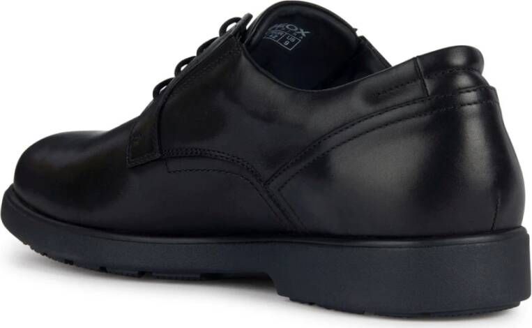 Geox Zwarte Formele Zakelijke Schoenen EC1 Black Heren