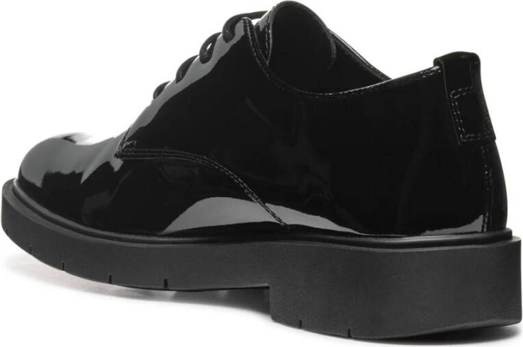 Geox Zwarte loafers voor vrouwen Black Dames