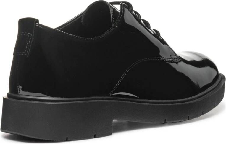 Geox Zwarte loafers voor vrouwen Black Dames