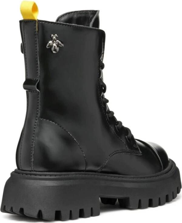 Geox Zwarte Meisjes Kinderlaarzen Black Dames