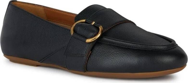 Geox Zwarte Palmaria Loafers voor Vrouwen Black Dames