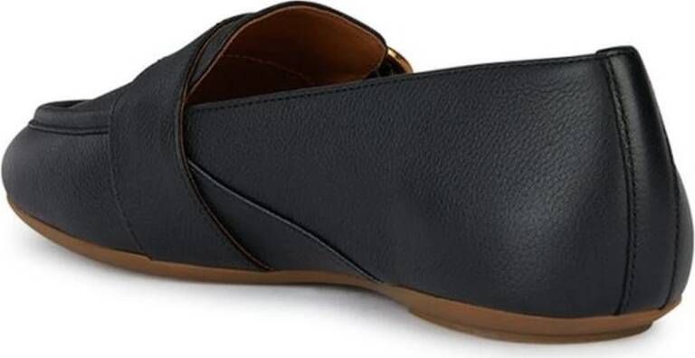 Geox Zwarte Palmaria Loafers voor Vrouwen Black Dames