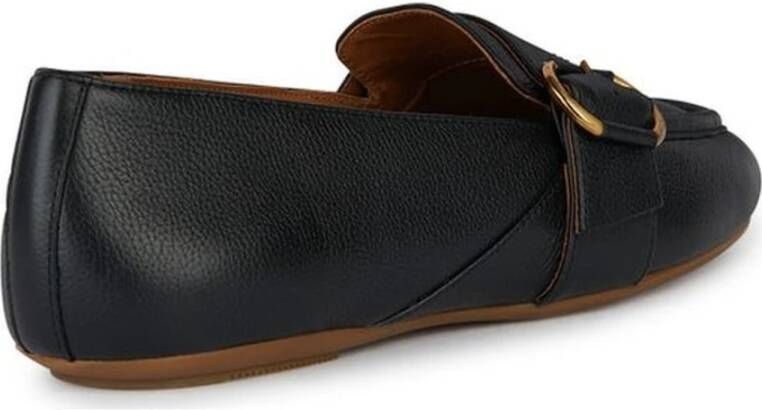 Geox Zwarte Palmaria Loafers voor Vrouwen Black Dames