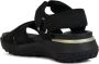 Geox Comfortabele platte sandalen voor vrouwen Black Dames - Thumbnail 5