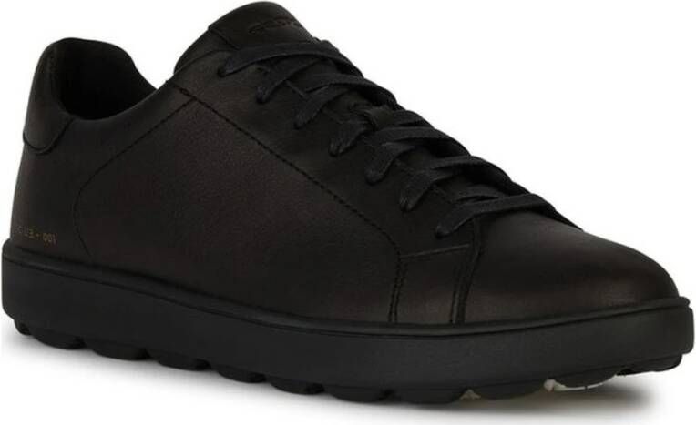 Geox Zwarte Sneakers Ecub-1 voor Mannen Black Heren