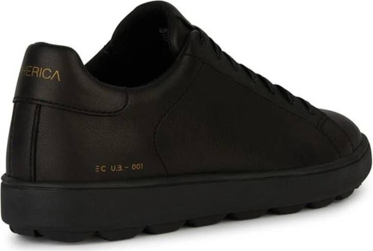 Geox Zwarte Sneakers Ecub-1 voor Mannen Black Heren