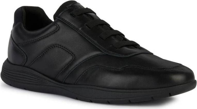 Geox Zwarte Sneakers voor Mannen Black Heren