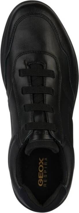 Geox Zwarte Sneakers voor Mannen Black Heren