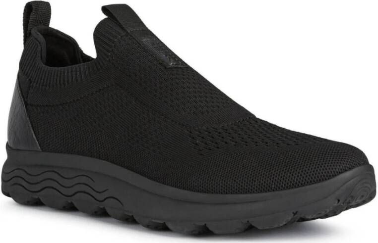 Geox Zwarte Sneakers voor Mannen Black Heren