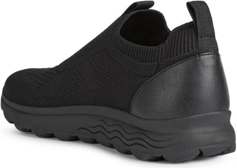 Geox Zwarte Sneakers voor Mannen Black Heren