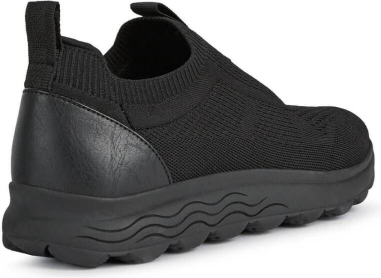 Geox Zwarte Sneakers voor Mannen Black Heren