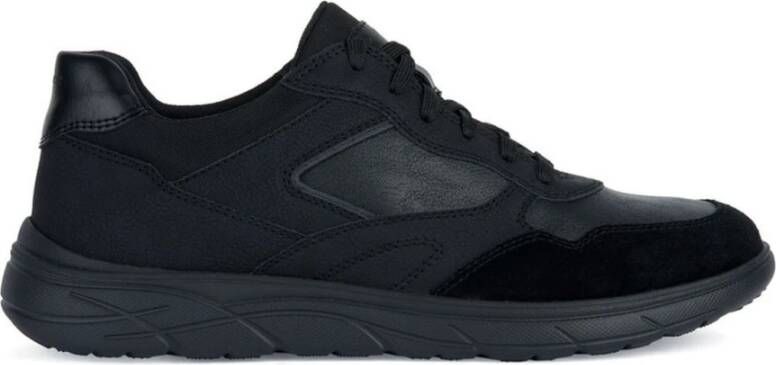 Geox Zwarte sport sneakers Black Heren