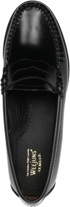 G.h. Bass & Co. Zwarte Penny Weejun Damesloafer Black Dames