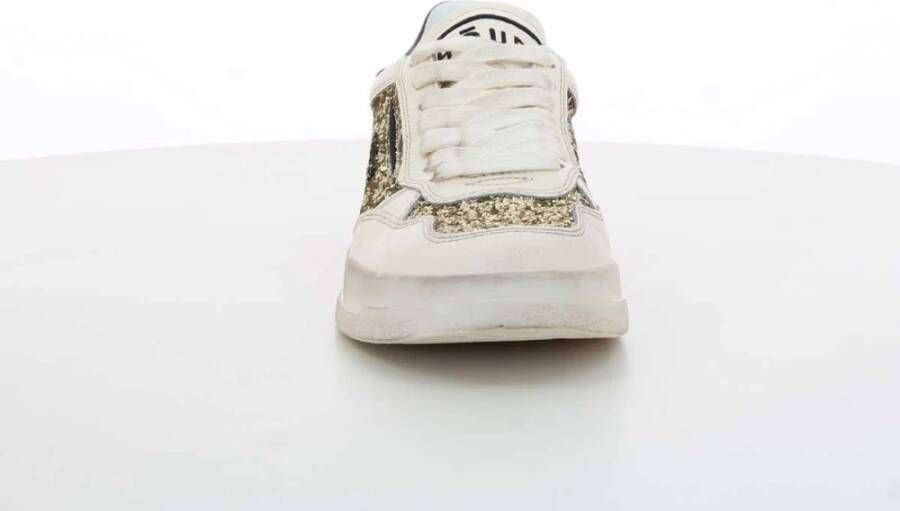 Ghoud Dames Gouden Sneakers Geborsteld Laag Gray Dames